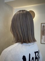 LUVISM 栄店/名古屋/ダブルカラー/ブリーチ/顔周りレイヤー/学割【5月1日OPEN(予定)】 ボブ/ミディアム/レイヤー/顔周りレイヤー/艶カラー/栄