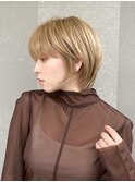 ハンサムショート/丸みショートボブ/20代30代40代50代/顔周り