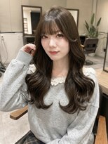 ユーフォリア 青山(Euphoria) 盛れる前髪顔周りカット*透明感ショコラグレージュ*担当ami