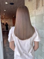 クララジャパン ナベシマ(CLALA JAPAN Nabeshima)&nbsp;縮毛矯正　質感ストレート　髪質改善カラー　顔まわり　ブリーチ