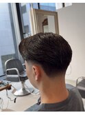 渋谷　フェード　リバースセンターパート　ニュアンスパーマ