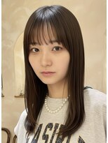 オアシスアヴェダ ザ・ペニンシュラ東京(OASIS AVEDA)&nbsp;セミロング・暗髪ロング・コスメストレート・銀座日比谷20代30代
