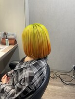 アンディアーモ サカエ(ANDIAMO SAKAE)&nbsp;3色デザインカラー ハイトーン ブリーチ ボブ