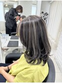 新しい貴女に　白髪ぼかしハイライト
