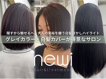 ネウィサリュー 立川(newi saLyu)の写真/白髪ぼかしハイライト!30代・40代の気になり始めた白髪も上品×お洒落に!伸びても目立ちにくい技術で[立川]