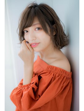 ローレン(LOREN) *LOREN*デジタルパーマでフェミニンとろみ小顔ショートボブ