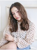 大人可愛いセミディパーマスタイル【And 天王寺阿倍野店】