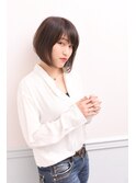 【LinoHairDesign河原町】働く女性のキレイめ前下がりボブ