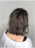 【flor 戸塚】*ノットヘアボブ+ウィンターグレージュ*