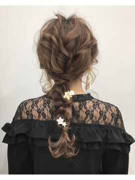 オートル 綱島店(AUTRE by FUGA hair) 大人可愛い編みおろしドレスヘア20代30代40代50代