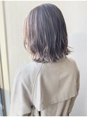 外ハネシルバーボブ  【alia橋本】