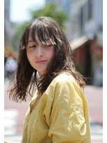 フレイムスヘアーアンドリラックス 西川口店 ニュアンスウェーブ×ヘアカラーで外国人風へ