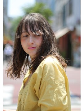 フレイムスヘアーアンドリラックス 西川口店 ニュアンスウェーブ×ヘアカラーで外国人風へ