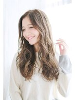 プティルカ(PutiLuca D.C.)&nbsp;透け感たっぷりミックスグレージュカール