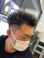 ドルクス 日本橋(Dorcus) 30代40代男性髪型東京バーバー日本橋ソフトツイストアップバング
