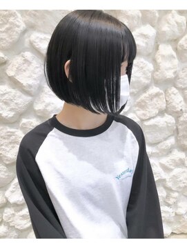 モアナ バイ ヘッドライト 沖縄東崎店(Moana by HEADLIGHT) Moana【東崎】#前下がりボブ#縮毛矯正#髪質改善#暗髪