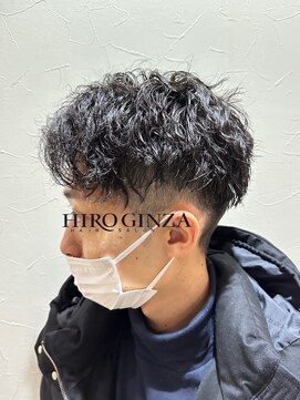 ヒロギンザバーバーショップ 神楽坂店(HIRO GINZA BARBER SHOP) スパイラルパーマ
