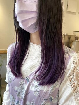 エイト(eight) パープル×グラデーション