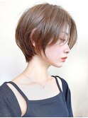 Say.吉田伊織　大人かわいい　前髪長めショートヘア大人ショート