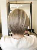 くびれショート/ショート/ハイトーン/ショートボブ