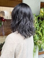 スクエアウーノ 博多(SQUARE＊UNO HAKATA)&nbsp;20代30代　ゆるふわパーマ　グレージュ　ニュアンスパーマ