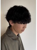 大分メンズカットマッシュツーブロックレイヤーショート刈り上げ