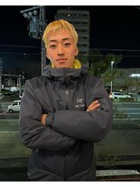 マイティ バイ エイチ(mighty by H) men'sshort × blond