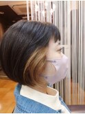 【ポイントカラー】フェイスフレーミングでお顔周りを華やかに◎