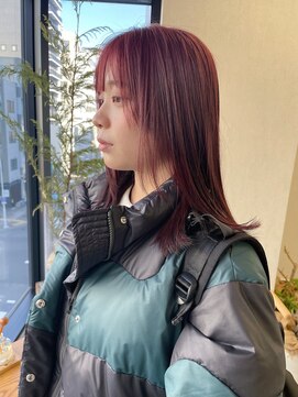 キジ(kiji) カシスレッド / ブリーチなし 〔久屋大通/久屋/丸の内/栄/伏見〕