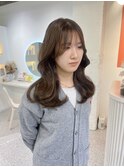 ワンカラーで作るシアーベージュ