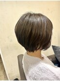 白髪ぼかしハイライト