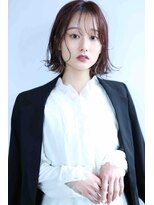 アボヘアー(Abo hair)&nbsp;20代30代40代大人かわいい前下がり外ハネボブ