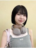 (snuw_hotaru)レイヤーボブオリーブマロンブラウン