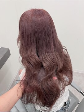 ジア(XIA) ミルクティーピンク/10代20代ケアブリーチ韓国レイヤーカット