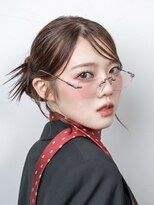 シド 表参道(s.i.d)&nbsp;韓国ヘアメイク×カチモリ/まとめ髪/シースルーバング