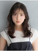 【艶感★シースルーバング】韓国 髪型 大人可愛いウェーブ巻き髪