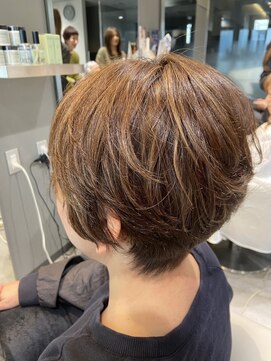 ヒスイバイケンジ(hisui by KENJE) 大人ショート/ふんわりショート/白髪ぼかし/ハイライト