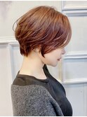 質感で魅了する抜け感・大人のクオリティショートヘア