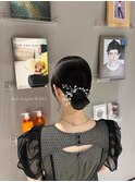 シニヨンアレンジ
