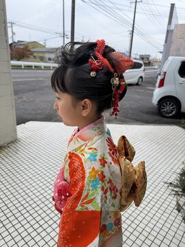 日本髪　七五三