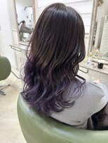 ルヴェール 北方店(LeVert)&nbsp;グラデーションラベンダー/髪質改善oggiottoトリートメント