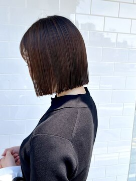 Folklore【フォークロア】翠町支店 《髪質改善サロン》 トレンドまっしぐらなタッセルボブ