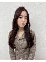 サラジュ 西宮北口店(SARAJU) パープルブラウンウェーブロング