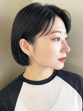 モッズヘア 足利(mod'hair) 20代30代大人可愛いミニボブ×小顔ふんわり丸みショートボブ