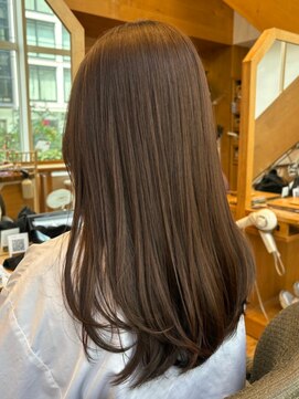 バイオレット 表参道店(Violet) ブリーチなしこっくりチョコレートブラウンココアブラウン表参道