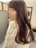 ロッカヘアエジェ(ROCCA hair eje.) デザインカラーシフォンカールロング