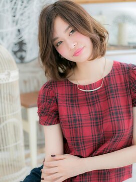 モッズヘア 越谷(mod's hair) 立体カールの小顔見せミディa