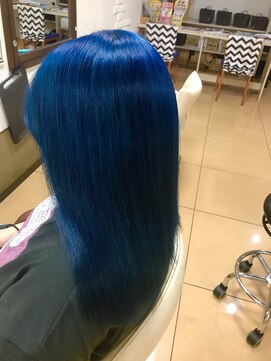 ヘアーズ ベリー 小林店(hairs BERRY) ブルー