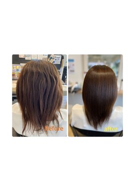 ロッコ 深谷店(ROCCO) ＃髪質再生＃髪質改善＃ケラチンブローアウト＃トリートメント