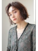 大人可愛い  30代40代　前下がりボブ　奈良